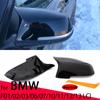2 bucăți fibră de carbon model negru capac oglinzi laterale capace de înlocuire pentru BMW Seria 5 6 7 F10 F11 F18 F07 F12 F13 F06 F01 F02 LCi