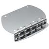 Musiclily Pro 16mm Steel 5-String Bass Bridge for Music Man Basses, Chrome