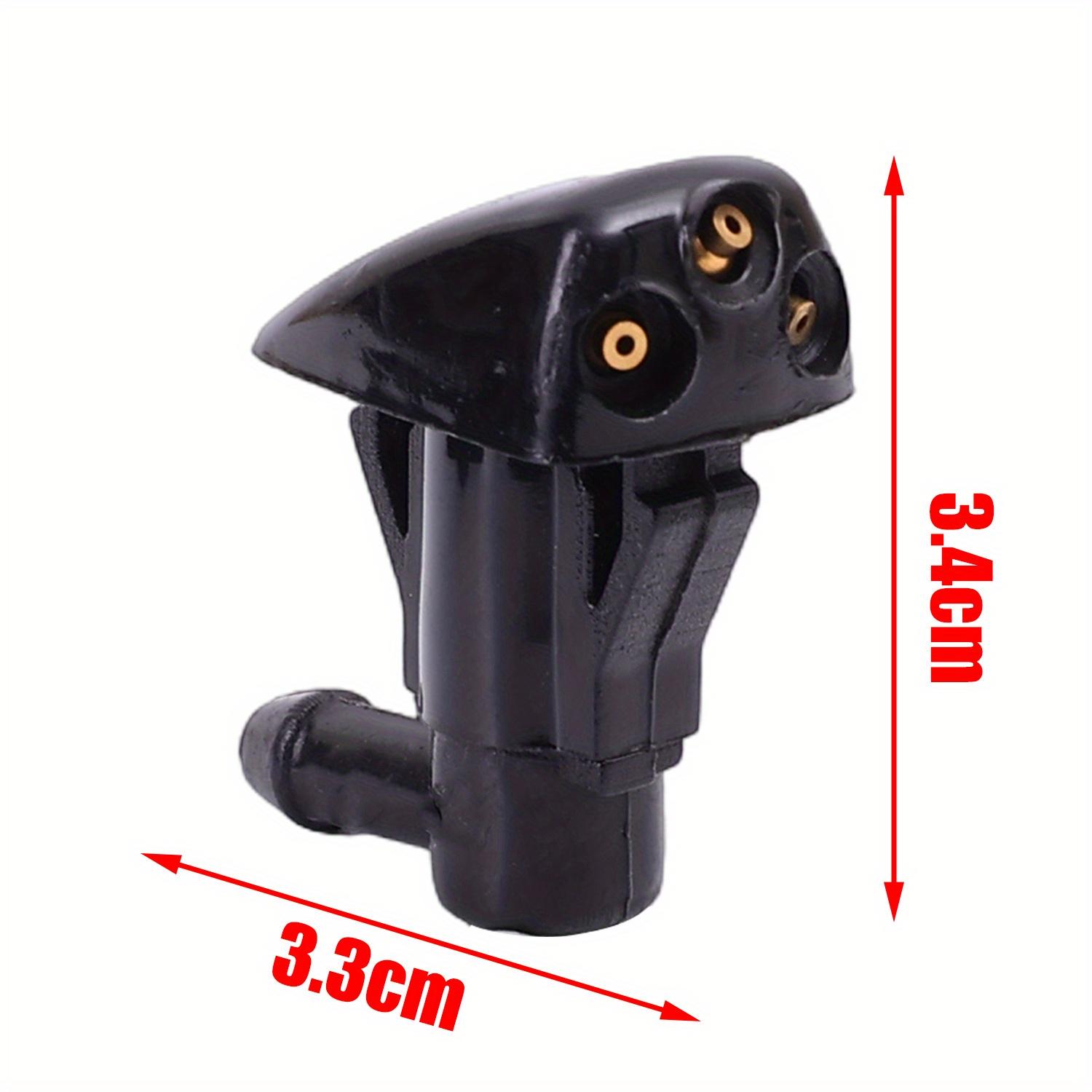 

2 шт. Новое сопло омывателя лобового стекла для большинства моделей автомобилей Авто 3 отверстия Форсунки омывателя лобового стекла Струя распылителя воды для стеклоочистителя 2pcs