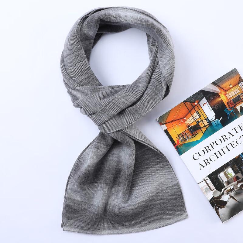 Hengyuanxiang 2024 Unisex Wool Blend Gradient Scarf