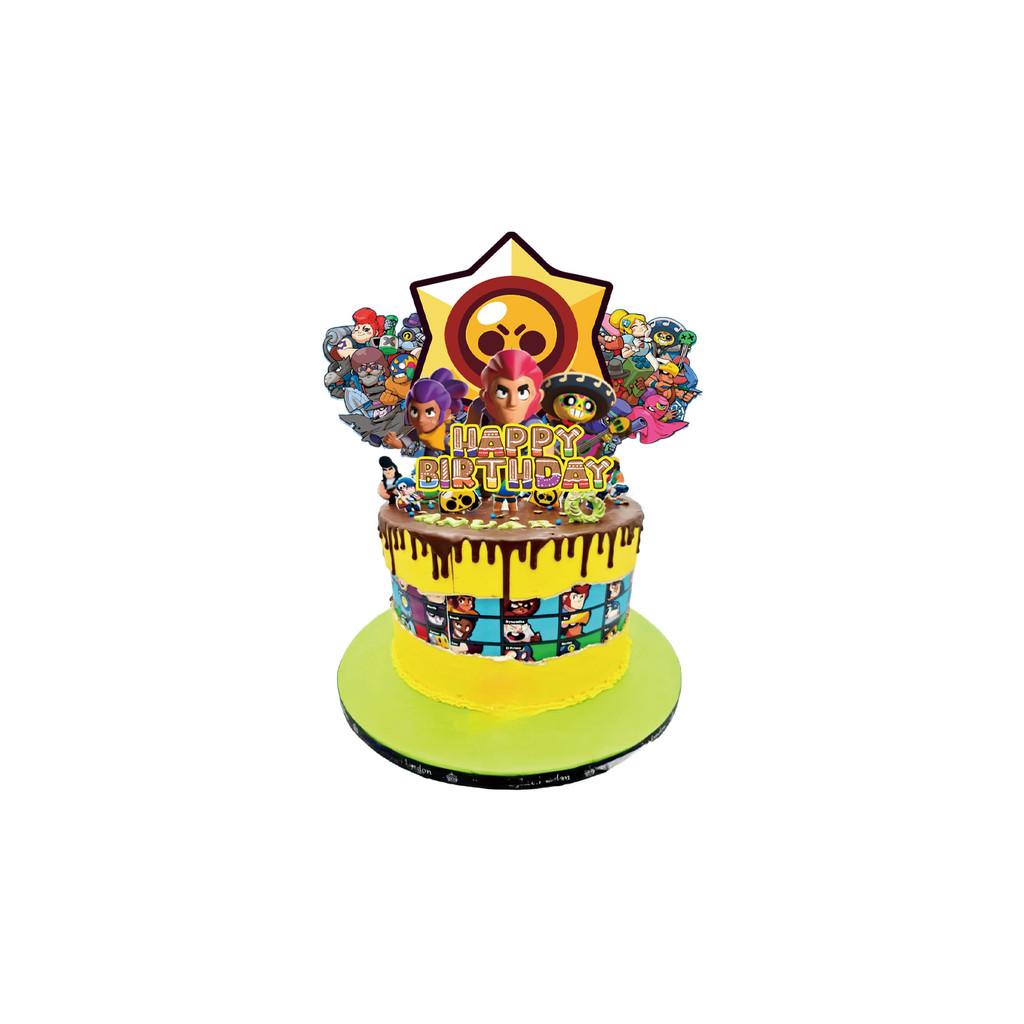 

Звезды Игра Драка День Рождения Украшение Реквизит Набор Флаг с Персонажем Воздушный Шар Strip