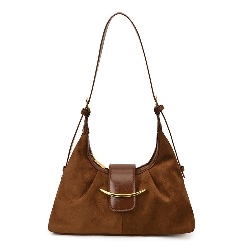 Autumn and Winter Bags Women's 2025 New Trendy High-end Sense Retro Popular Fashion Versatile Shoulder Bag Crossbody Dumpling Bag