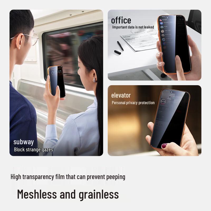 ShineMo iPhone 16 Pro Max Privacy Tempered Glass Screen Protector