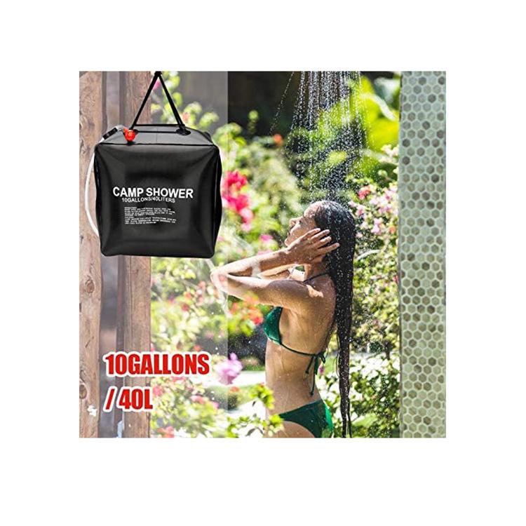 Solar Camping Shower Bag - Portable Outdoor PVC Water Storage, 20L/40L Capacity for Bathing