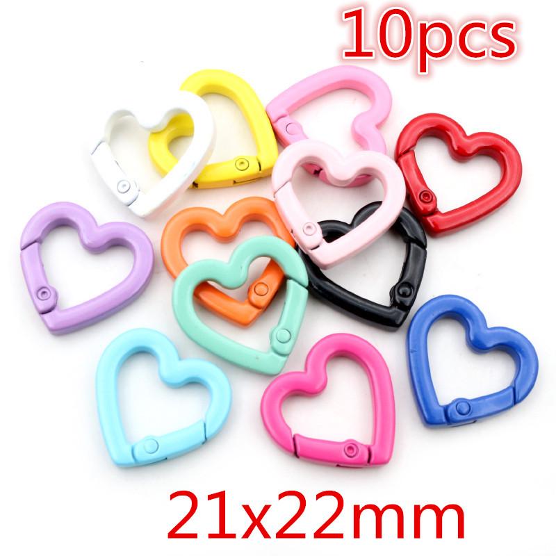 Mixed Styles & Colors Keychain Lobster Clasps with Jump Ring Jewelry Accessories