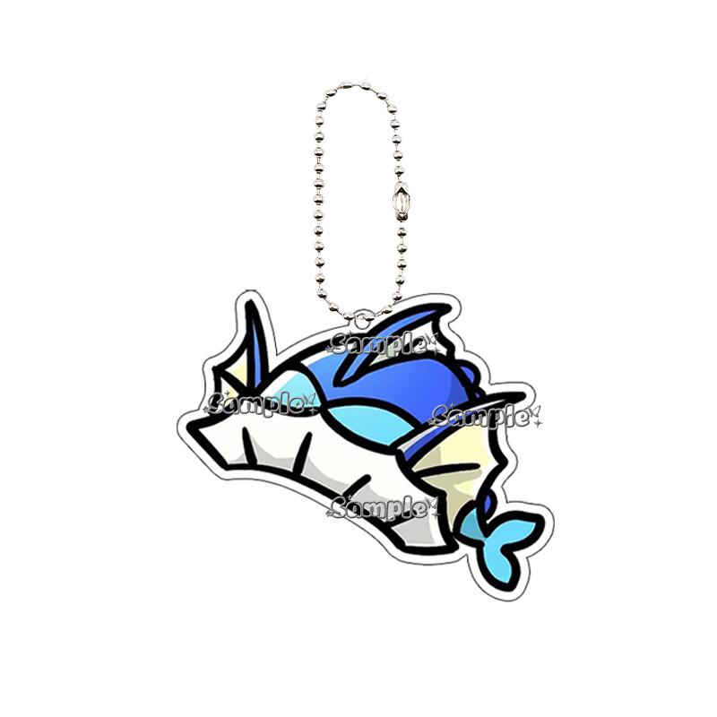 

Creative Eevee Sylveen Glaceon Hat Shape Acrylic Keychain Anime Cartoon Backpack Decorative Hanging Pendant Gifts for Friends about 5cm