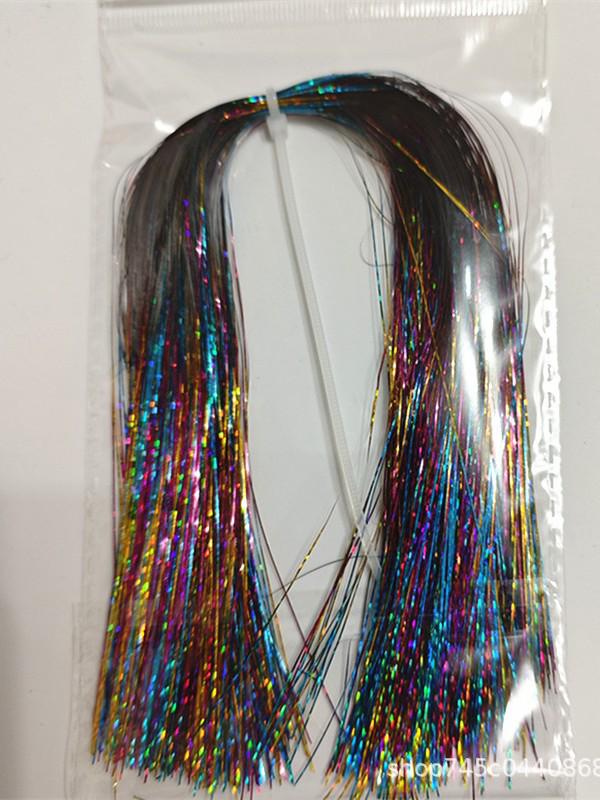 

5г Лазерна нитка Гачок для риболовлі DIY Біонічна приманка, 30см Яскравий пакунок матеріалів для в язання Laser Black