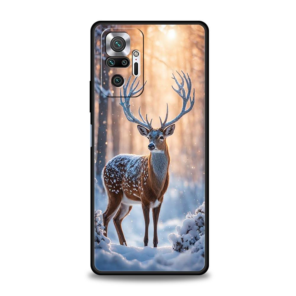 Landscape Winter Light Snow Phone Case For Xiaomi Redmi Note 14 13 12 Pro Plus 5G 9S 9 10 11 4G 14C 13C 12C 10C 9C 9A Soft Cover