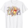 Moda Casual Calda Winnie the Pooh - Maglietta Acquerello S-4XL Quattro Stagioni
