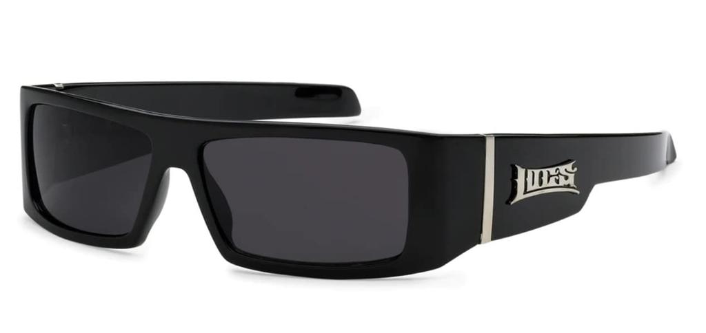 Hard Core Locs Cholo Gangster Square Rectangle Mad Dog Ochelari de soare US One Size Black Size Free Size Culoare
