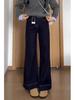 Women's Winter 2025 High-Waisted Plus Size Micro-Flared Wide-Leg Jeans