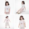 Girls' Cartoon Print Short Sleeve T-Shirt