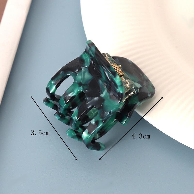 Fashion Hair Clips for Women Small Claw Clip Elegant Colorful Acetate Hair Clip Girls Hair Accessories Crab Hair Clip Hair Clips