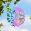 Sun Wind Spinner Hanging Gradient Color Moon Star Whirligig Wind Chimes Sun Catcher 3D Visual Effect Bird Deterrent Garden Decor Quality