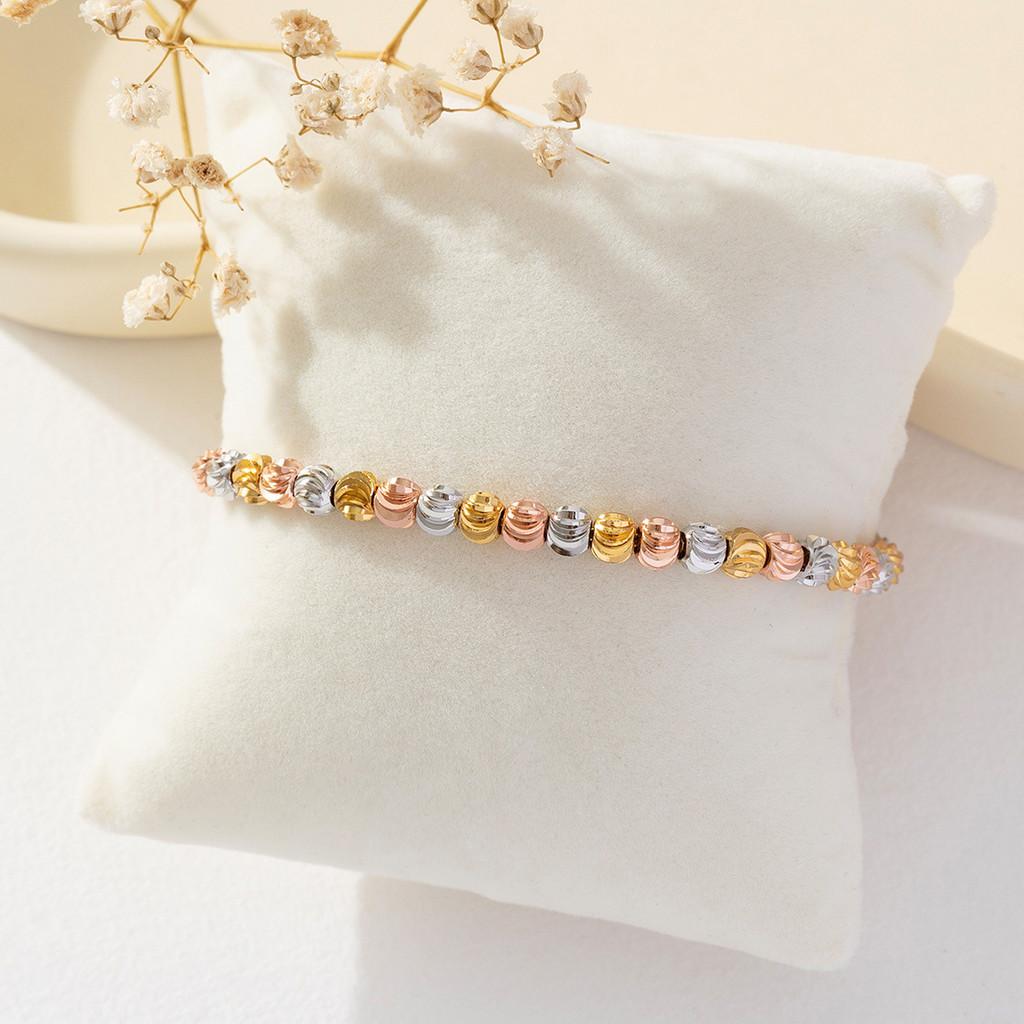 Elegant Travel Memory Bracelet With Copper Alloy And Electroplating For Women