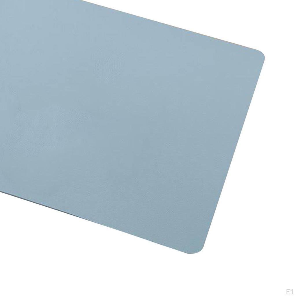 , PU Leather Desk Mouse Pad, Durable Writing Pad for Work Game Office and Home Accessories -