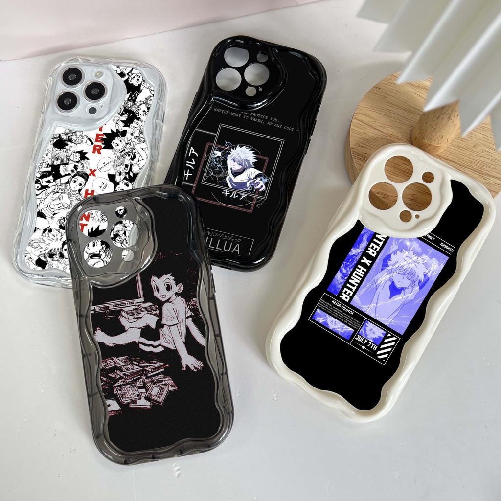 Ae82 Hunter X Hunter Anime Art Protective Phone Cases for Apple iPhone 16 15 14 13 Pro Max 11 12 mini XR 7 8 6s Plus XS Max SE Wave TPU Back Cover