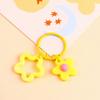 Kleine farbige Blumen Schlüsselanhänger Anhänger Pinkycolor Tasche Anhänger für Frauen Ins Stil Kette