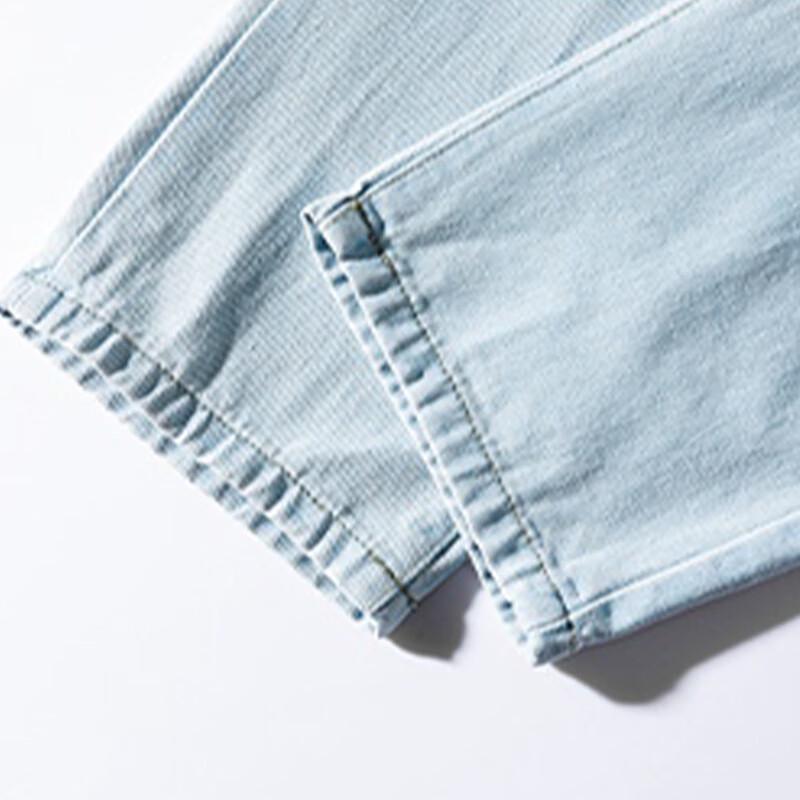 Jeanswest Men's Loose Straight-Leg Outdoor Denim Jeans