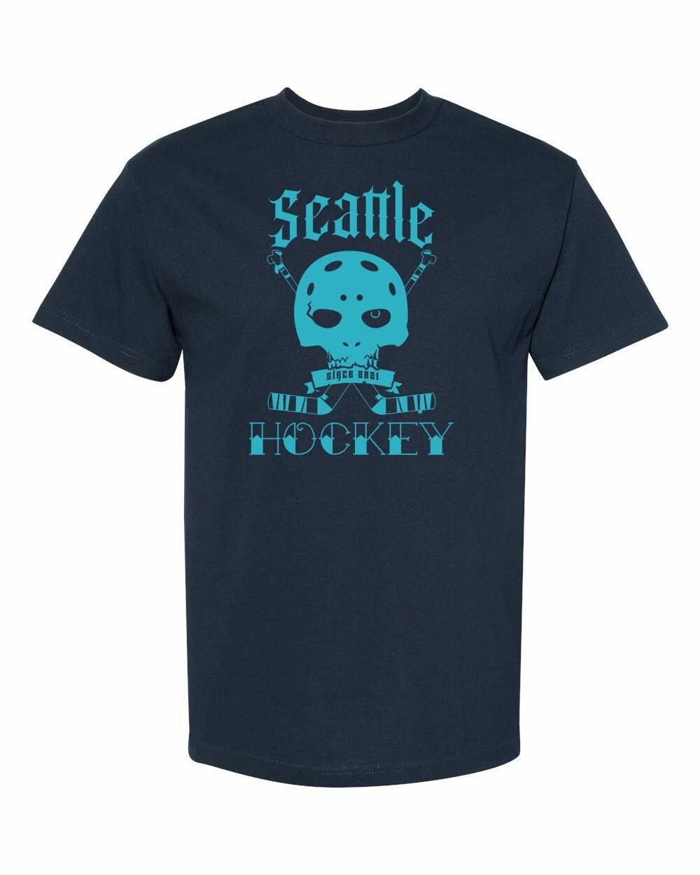 

SEATTLE HOCKEY Tattoo Style Unisex T-Shirt S-XL FREE S&H! 2XL