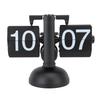 Retro Large Number 24-Hour Flip Desk Clock, Stainless Steel Table Clock, Easy To Read, Best Retro Birthday or Christmas Gift, Perfect for Living Room,