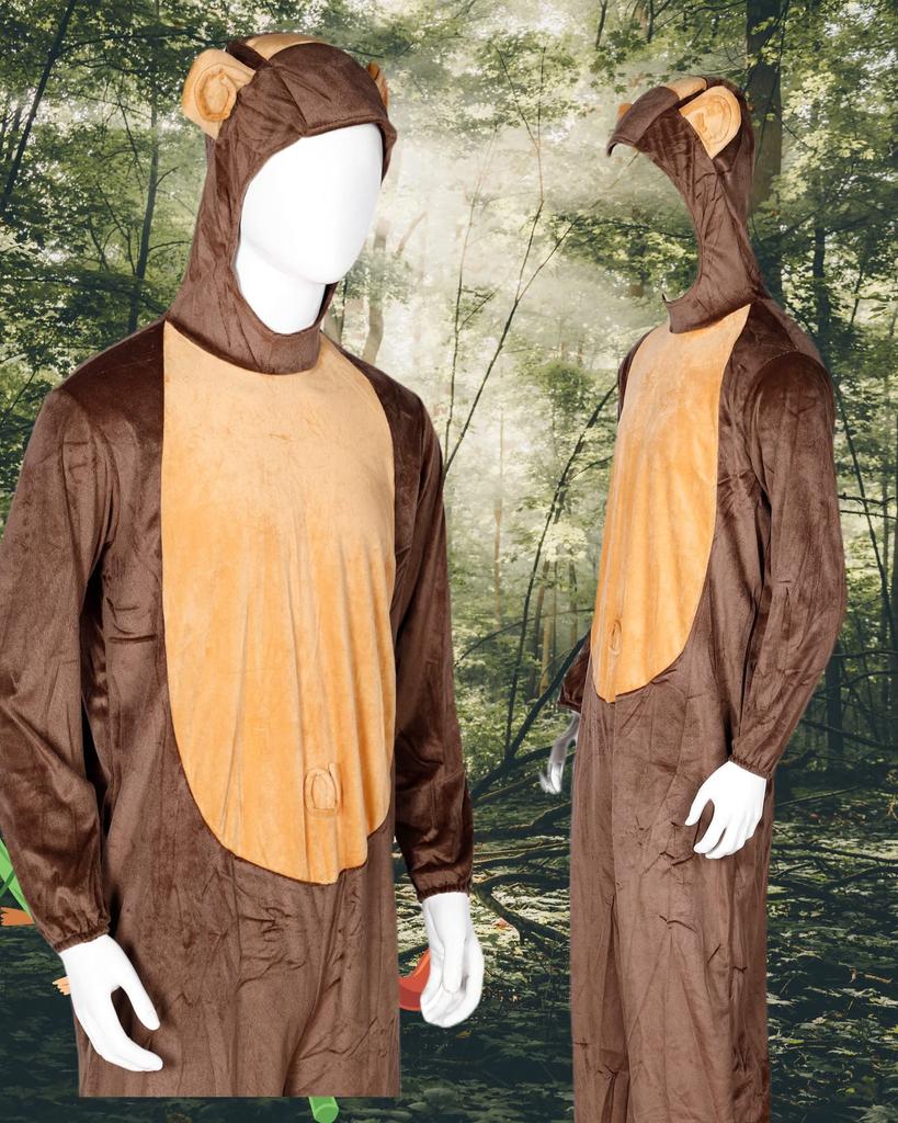 Monkey Kigurumi Halloween Full Body Zentai Event Monkey Cosplay Costume, Costume, Suit, Costume, (Size L)