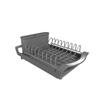 Large Capacity Draining Tray Space Saving Dish Drainer Sturdy Utensil Storage Holder  for Kitchen