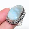 Natural Republic Larimar Gemstone 925 Sterling Silver Jewelry Ring Size 8 AR-17112