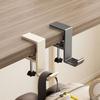 Metal Headphone Hook Clamp-On Headphone Holder New Backpack Hanger  Under Desk