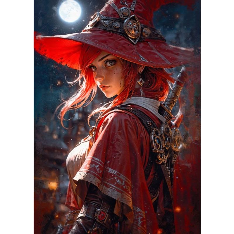 Surrealistic Game Anime Girl Fashion Sexy Girl Portrait Artwork Poster Canvas Paintings Wall Art Pictures Home Decor