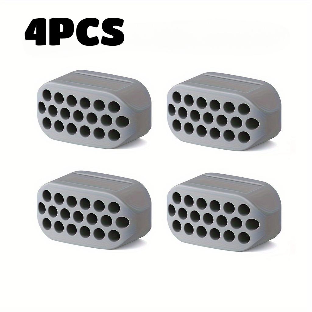 6PCS Jaw Exerciser Facial Muscle Trainer Unisex Neck Toning Equipment Facial Beauty Tool Chin Exerciser for Shaping Jawline