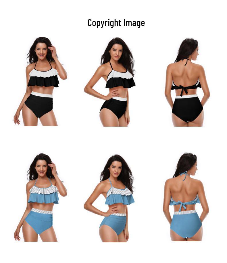 European & American High Waist Bikini - Sexy Women's One Piece Swimsuit, New Style