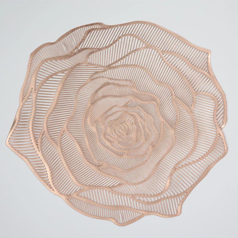 1pc Cup Cushion Hollow Waterproof and Oil Proof Table Cushion Decoration and Insulation Table Mats for Dining Table Decoration