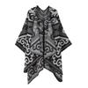 Women's Ethnic Shawl: Northwest Travel Cape, Thick Warm Scarf Cloak