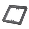 2Pieces Black Plastic Light Switches Surrounds Self Adhesive Designs for Portable and Protective Home Decoration