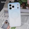 2 In 1 Gradient Jelly Magnetic Case For iPhone 17 Air 16 15 14 13 12 11 Pro Max For Magsafe Wireless Charging Matte Cover