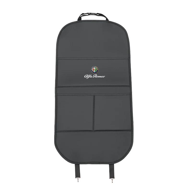 Bildekal för Alfa Romeo Bilbarnstolsrygg Anti-sparkskydd Sätesskydd Skydd Läderinredning för Alfa Romeo 4C 159 16