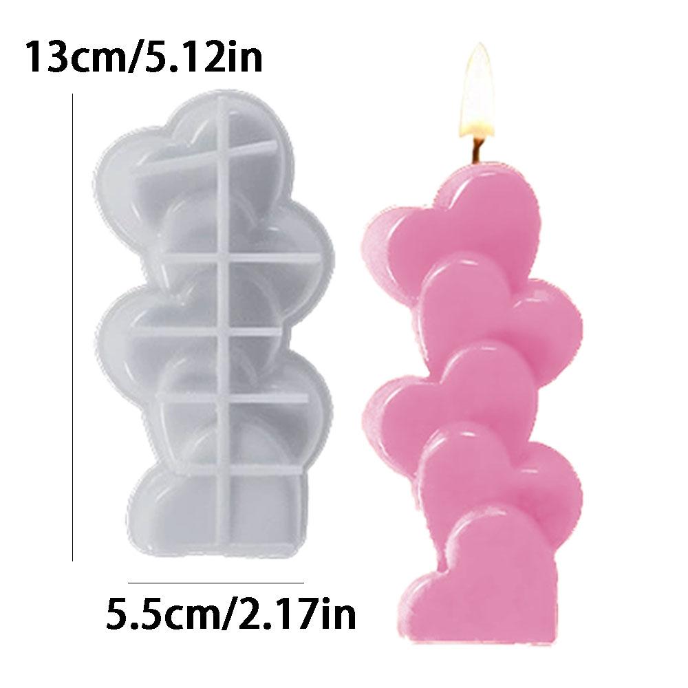 

Форма для свечи в форме цветка в форме сердца для изготовления свечи на день рождения своими руками, клевер, благовония, домашние украшения из подсолнечника и ромашки, сувениры для вечеринок из смолы E