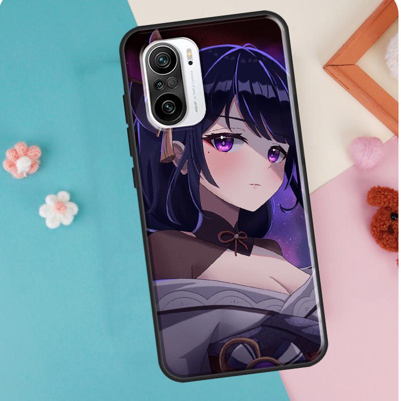 

Чехол Genshin Impact Raiden Shogun Baal для Xiaomi Mi 11T Pro 12X10T Mi 11 Lite, чехол для телефона POCO X3 Pro GT X4 F3 M3 M4 POCO M4 Pro