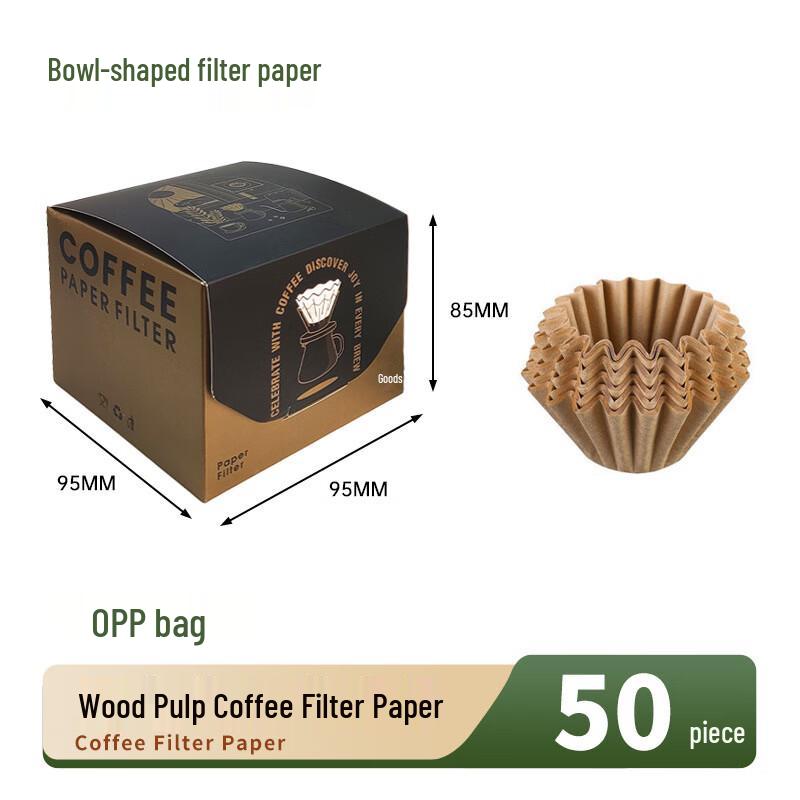 Chuanbao Thickened Bowl-shaped Pour-over Coffee Filter Paper