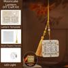 Luminous Wooden Mooncake Lantern Handmade Glow Festival Decor Pendant  Chinese New Year