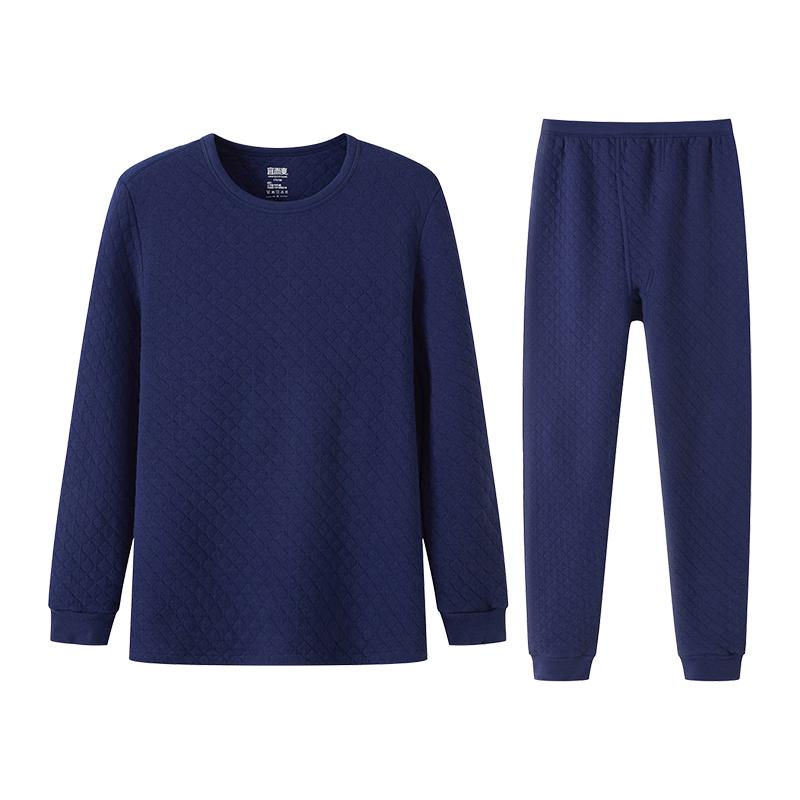 

Yiershuang Мужской полынный самосогревающий 100% хлопок 3-слойный термобелье XL