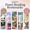 32pcs, Q-version animal collection bookmarks, suitable for teachers, readers and book lovers, birthday gift