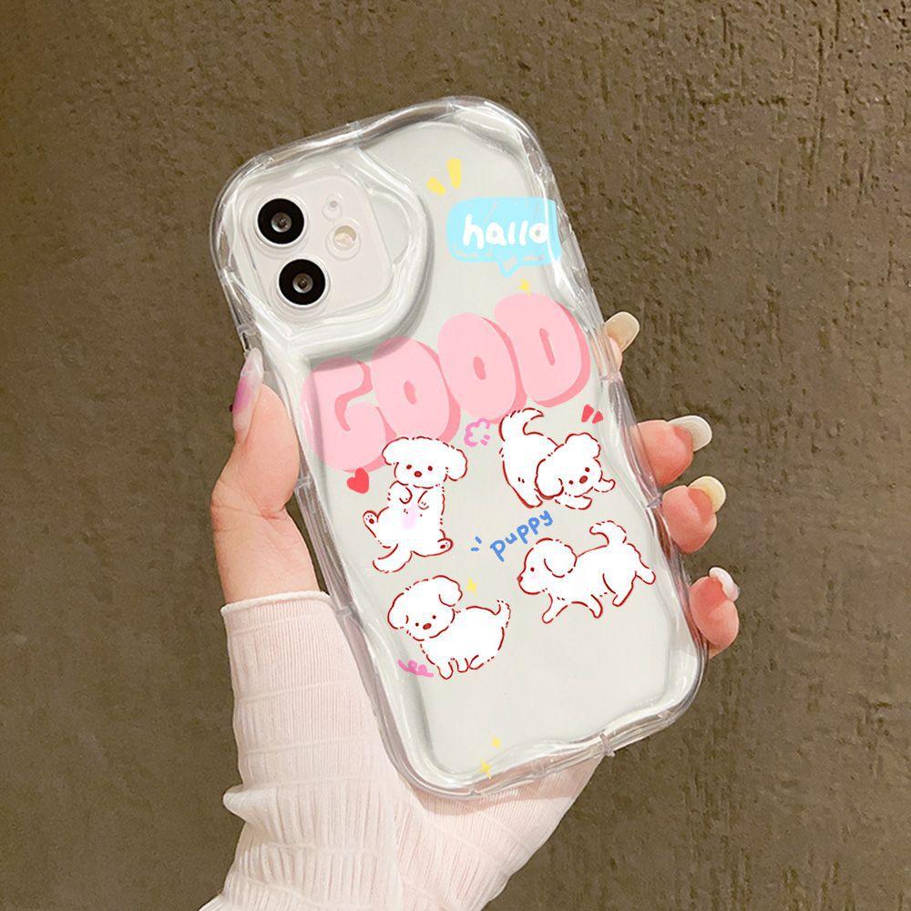 Letter Puppy Suitable for iPhone17promax Phone Case Apple 15/16 Wave 14 Premium 13 Case