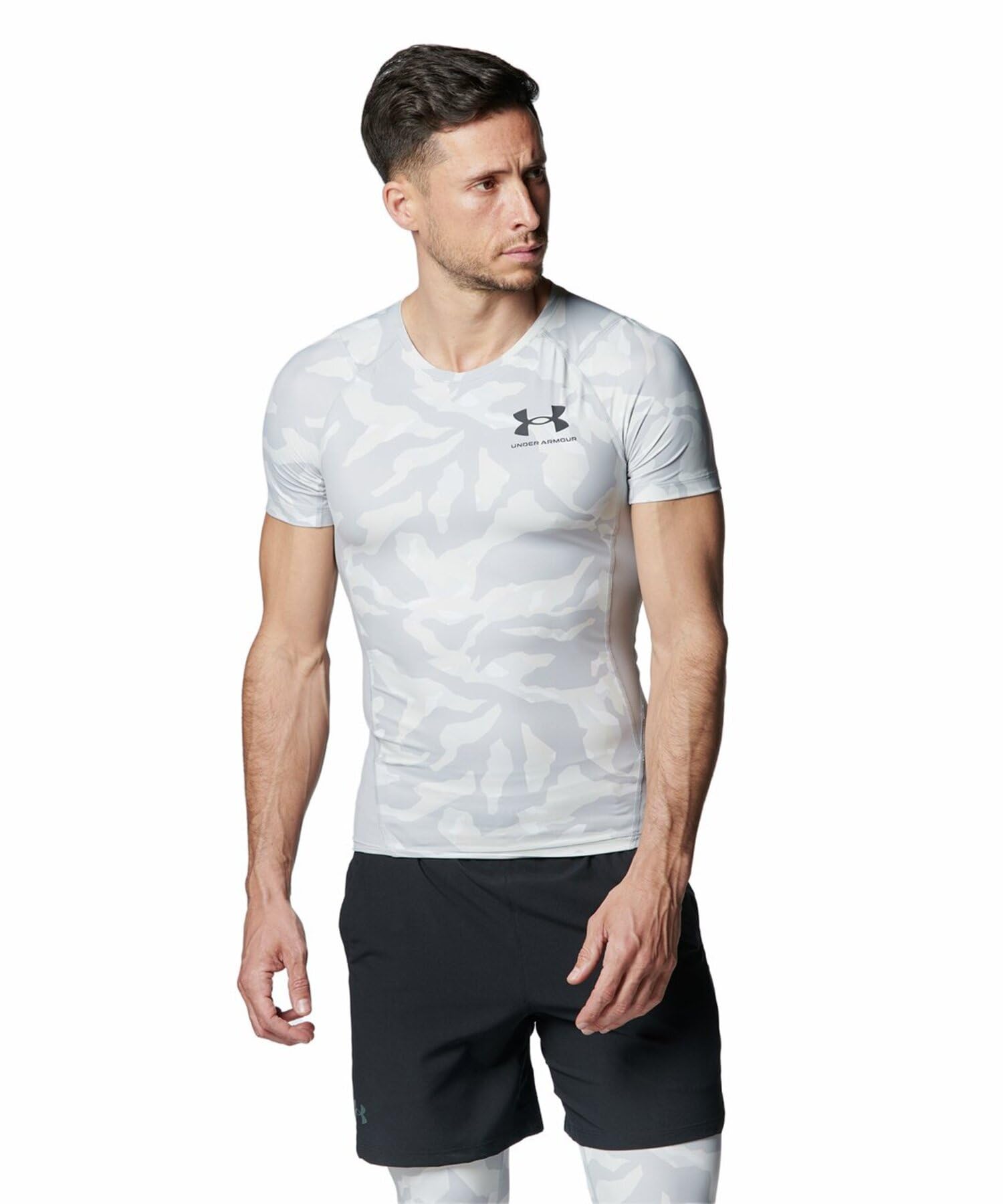 

Under Armour UA COMP SS Novelty Mod Gray LG ISO-CHILL /