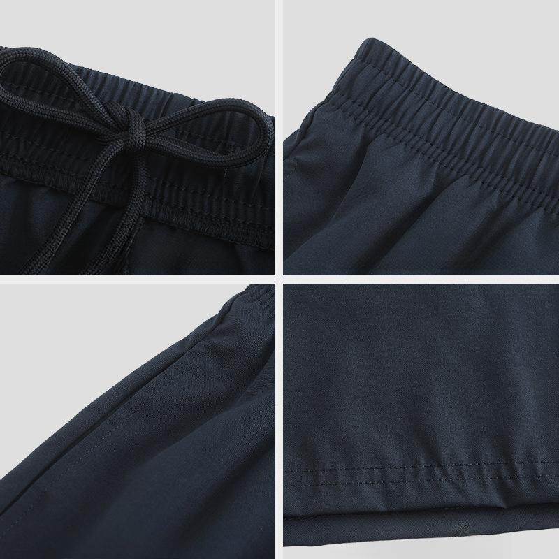 Summer Ice Silk Thin Outer Quick Drying Shorts Five Point Casual Pants Exercise Running Basketball Sports Men's Shorts