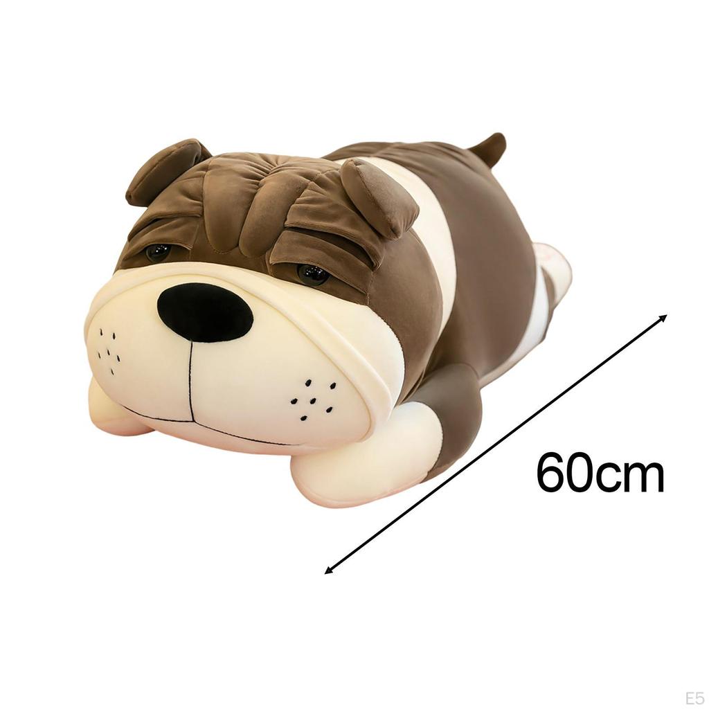 Dog Doll Pillow Novelty Lightweight Cute Shar Pei Stuffed Toy Puppy for Bench