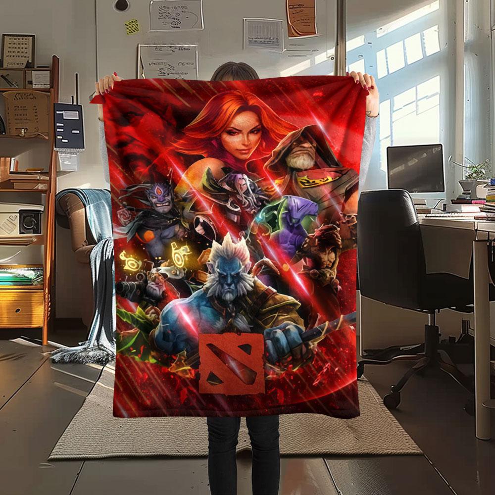 DOTA 2 Blanket, High quality Comfortable for All Seasons, Home Decor, Warmth and Comfort