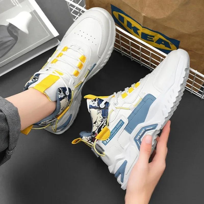 Casual Sneakers Herren Vulkanisierte Herbstschuhe Männlich Casual Tenis Fashion Sneaker Männer Wanderschuh Jungen Plattform Zapatillas Hombre