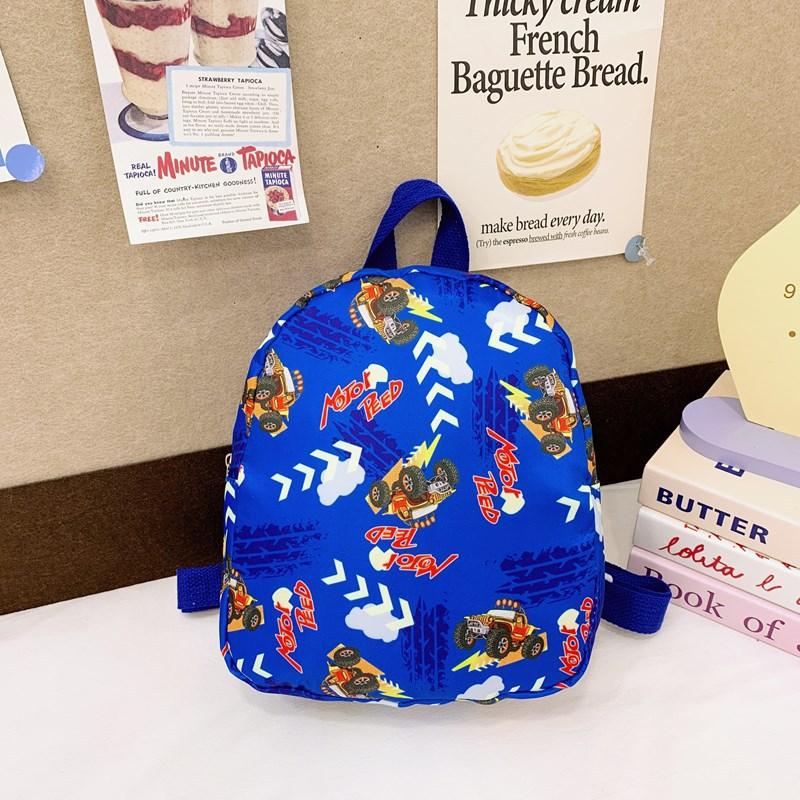 Dinosaur Kids Backpack With Cute Cartoon Design Lightweight Nylon For Use School